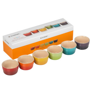 Le Creuset Stoneware Rainbow Ramekins (Set of 6)