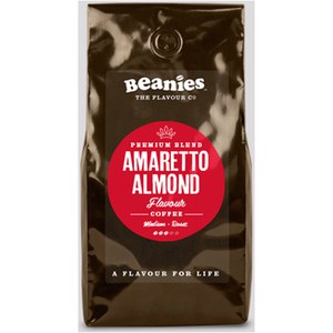 Beanies Premium Amaretto Almond Roast Coffee - 1kg (Medium Grind)