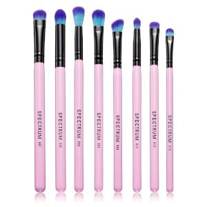 Spectrum Collections 8 Piece Eye Blending Brush Set - Pink