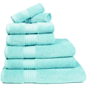 Restmor 100% Egyptian Cotton 7 Piece Supreme Towel Bale Set (500gsm) - Aqua