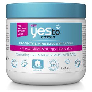 yes to Cotton Eye Makeup Remover Pads (Πακέτο 45 τεμαχίων)