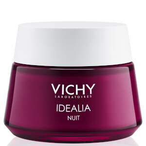Vichy Idéalia Night Recovery Cream with Caffeine and Hyaluronic Acid for Uneven Skin Tone, 1.69 Fl. Oz.