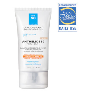 La Roche-Posay Anthelios 50 Tinted Mineral Daily Tone Correcting Primer, Face Sunscreen SPF 50 with Antioxidants, 1.35 Fl. Oz.