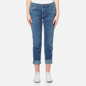 J Brand Women's Johnny Mid Rise Boy Fit Jeans - Heartbroken