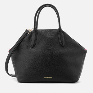 Lulu Guinness Women's Large Peekaboo Lip Valentina Tote Bag - Black