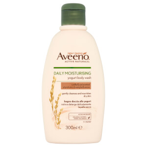 Gel douche hydratant à usage quotidien Aveeno - Vanille et Avoine 300 ml