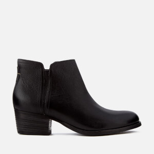 Clarks Women's Maypearl Ramie Leather Heeled Ankle Boots - Black