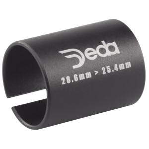 Deda Stem Sleeve Adaptor - Black - 25.4 - 28.6mm