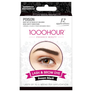 1000 Hour Eyelash & Brow Dye Kit - Brown Black