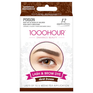 1000 Hour Eyelash & Brow Dye Kit - Dark Brown