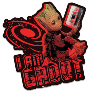 Marvel Guardians of the Galaxy I am Groot (Mix Tape) Wall Art