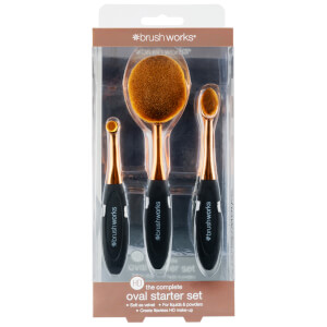 brushworks HD Oval Brushes Starter Set