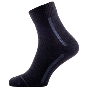 Sealskinz Road Max Ankle Socks - Black/Anthracite