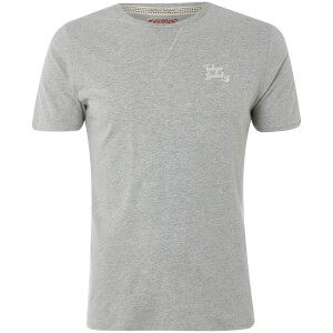Tokyo Laundry Men's Hemsby Jersey T-Shirt - Light Grey Marl