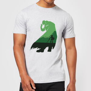 T-Shirt Homme Silhouette Zelda Ganondorf Nintendo - Gris Clair