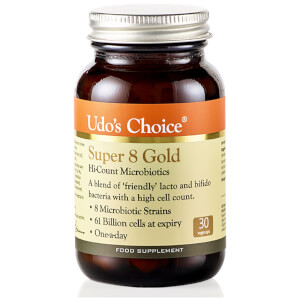 Udo's Choice Super 8 GOLD Microbiotics - 30 kapsler