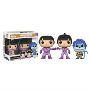 SDCC 17 Heroes Wonder Twins Zan, Jayna and Gleek EXC Pop! Vinyl Figure 3 Pack
