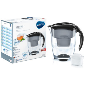 BRITA Maxtra+ Elemaris XL Meter Water Filter Jug - Black