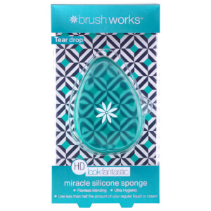brushworks HD Silicone Miracle Sponge, éponge en silicone - exclusivité lookfantastic