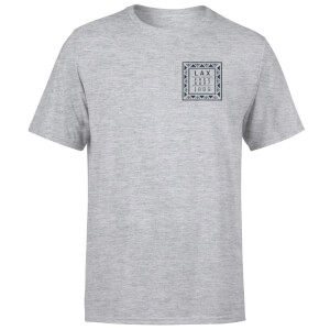Native Shore Men's LAX 1989 T-Shirt - Light Grey Marl