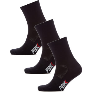 PBK Lightweight Socks Multipack - 3 Pairs - Black