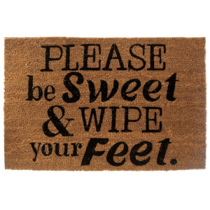 Premier Housewares Please Be Sweet Doormat