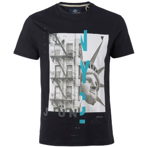 Camiseta Threadbare Split - Hombre - Negro