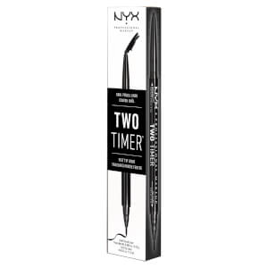 NYX Professional Makeup Two Timer - Dual Ended Eyeliner - Jet Black