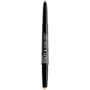 NYX Professional Makeup Lápiz de Cejas Sculpt & Highlight Brow Contour - Espresso/Light Beige