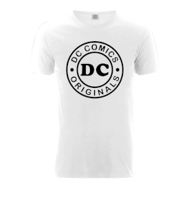 DC Comics Originals Logo White T-Shirt