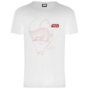 Star Wars The Last Jedi Stormtrooper Contour T-shirt - Wit