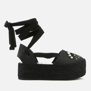 KENZO Women's City Espadrilles - Black