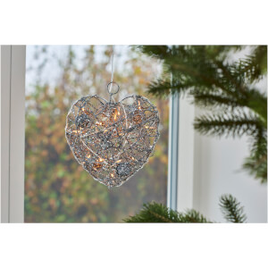 Sirius Siv Hanging Heart Decoration