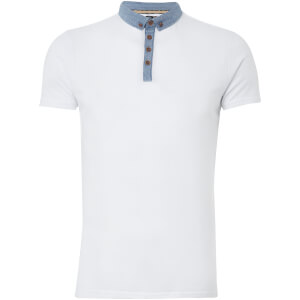 Brave Soul Men's Chimera Polo Shirt - White
