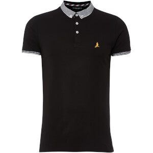 Brave Soul Men's Glover Polo Shirt - Black