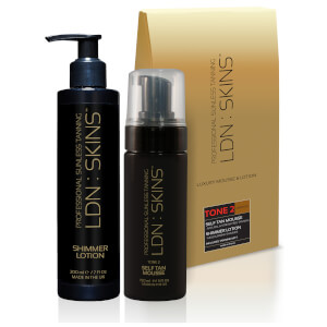 LDN : SKINS Luxury Mousse & Lotion Gift Set - Tone 2 Medium (Worth £53.00)