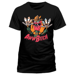 Rick and Morty Men's Aww B***h T-Shirt - Black