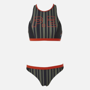 P.E Nation Women's The Back Paddle Crop Top Two Piece - Multi