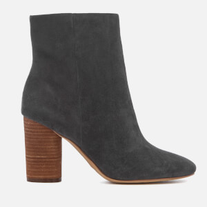 Sam Edelman Women's Corra Suede Heeled Ankle Boots - Asphalt