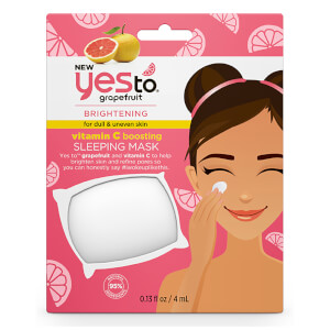Ночная осветляющая маска-бустер с витамином С yes to Grapefruit Vitamin C Boosting Sleeping Mask 4 мл