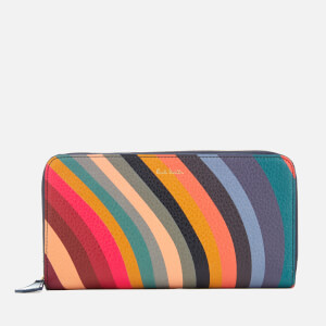 Paul Smith Women's Swirl Large Zip Around Purse - Multi