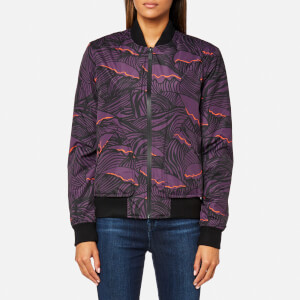 Hunter Women's Original Insulated Bomber Jacket - Pale Sand/Pink