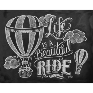 Lily & Val Life Is A Beautiful Ride Art Print