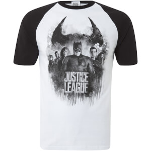 T-Shirt Homme Logo Justice League DC Comics - Blanc