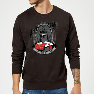 Star Wars Chewbacca Arrrrgh Socks Again Black Christmas Sweatshirt