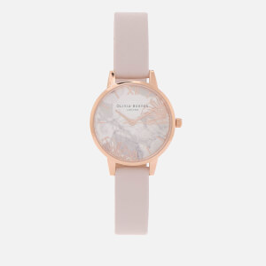 Olivia Burton Women's Abstract Florals Watch - Blush & Rose Gold