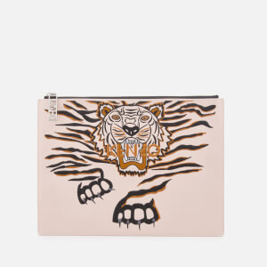 KENZO Women's Icon A4 Pouch - Faded Pink