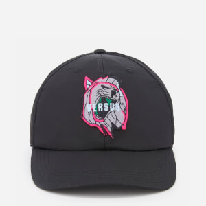 Versus Versace Men's Neon Logo Cap - Black/Fuxia