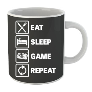 Eat Sleep Game Repeat Mug