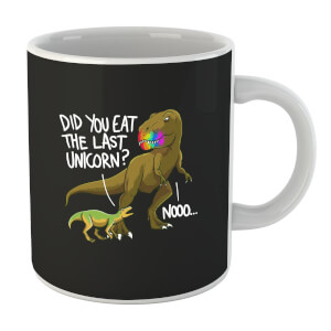 Dinosaur Unicorn (white) Mug